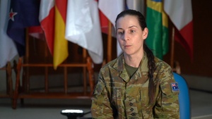 Interview with Operational Staff Exercise Super Gaurda Shield 2023 participant
