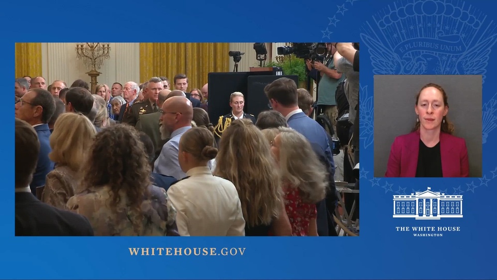 DVIDS Video White House Medal of Honor Ceremony Captain Larry L