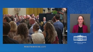 White House Medal of Honor Ceremony - U.S. Army Retired Captain Larry Taylor