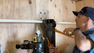 YTC First POET Installation - connecting pipes