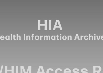 Health Information Archive - ROI/HIM Access Role
