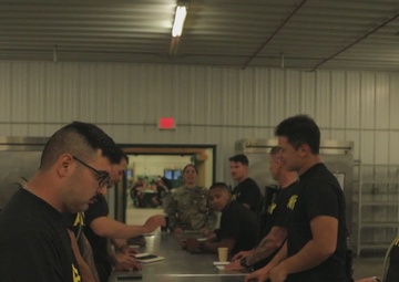 U.S. Army Reserve Best Squad Competitors execute Night Land Navigation