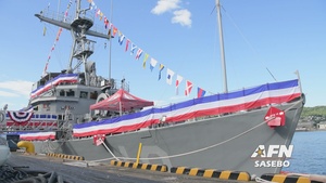 USS Warrior Change of Command