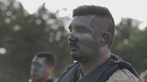U.S. Army Reserve Best Squad Competitors execute a medical Tactical Combat Casualty Care exercise