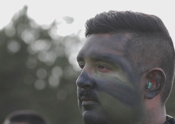 U.S. Army Reserve Best Squad Competitors execute a medical Tactical Combat Casualty Care exercise