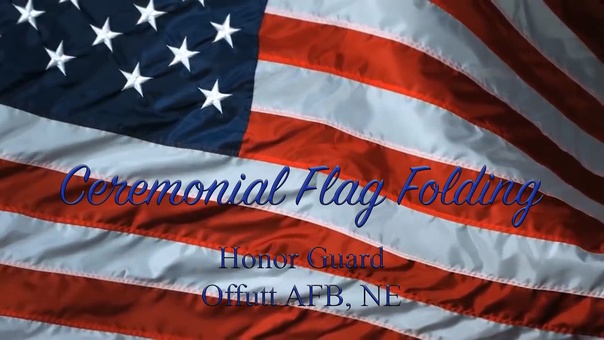DVIDS Video Flag Folding Ceremony