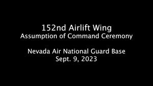 152nd Airlift Wing Assumption of Command Ceremony