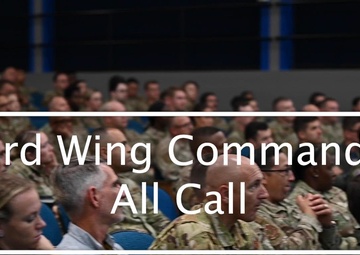 23rd Wing commander conducts first all call