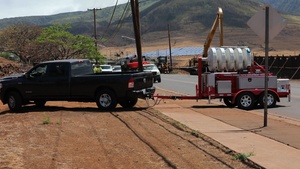 JTF-50 Establish Rapid Response Emergency Siren in Lahaina