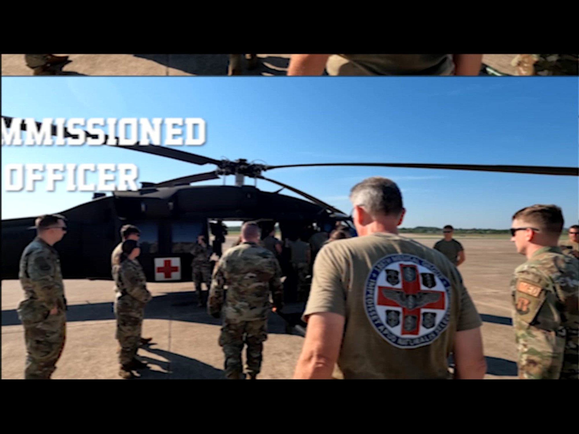Video highlighting benefits and requirements to be a Commissioned Medical Officer for the Arkansas Air National Guard.