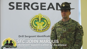 U.S. Army Fort Leonard Wood Drill Sergeant of the Year discusses why he wanted to become a Drill Sergeant