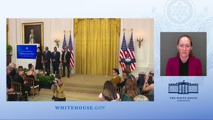 First Lady Jill Biden Hosts the 2023 International Medal of Arts Ceremony