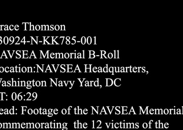 NAVSEA Memorial B-Roll Package