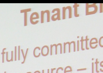 Team Bliss, Balfour Beatty hold quarterly housing town hall - social media content