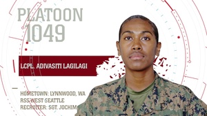 MCRD SD, Charlie Company, Honor Graduate