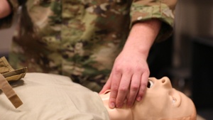 444th Medical Company Ground Ambulance train at Fort Indiantown Gap