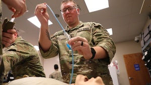 444th Medical Company Ground Ambulance train at Fort Indiantown Gap