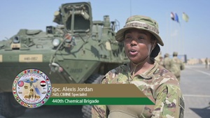 Bright Star 2023 - SPC Alexis Jordan, 74D CBRNE Specialist