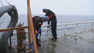 U.S. Coast Guard Cutter Healy conducts science missions in Arctic Ocean