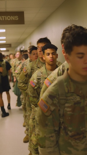 Trainee Intake at 30th Adjutant General Battalion (Vertical)