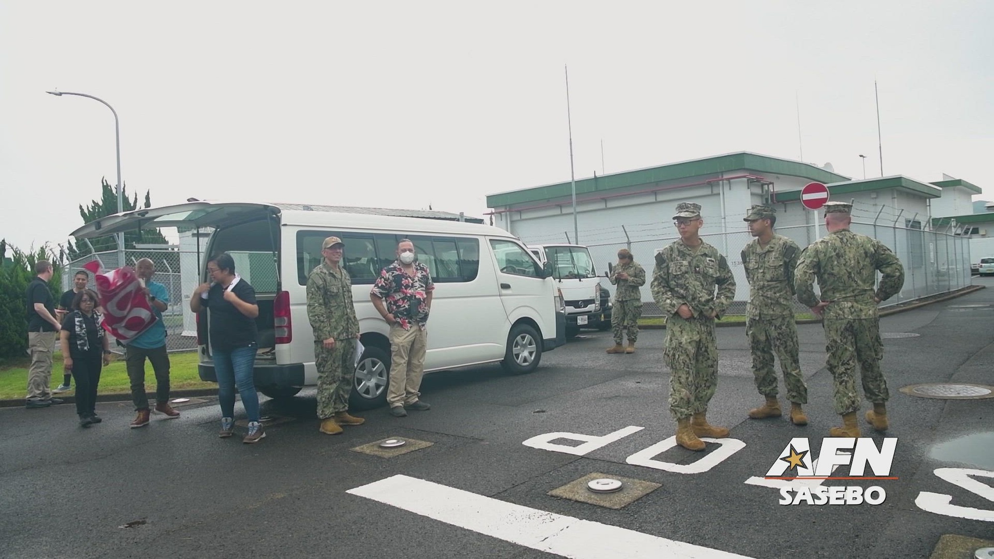 MWR hosted a groundbreaking event for an upcoming restaurant at Commander, Fleet Activities Sasebo on September 15. The event is to celebrate the new food choices that will be coming in the future. (U.S. Navy video taken by Petty Officer Third Class Gabriel Fields)