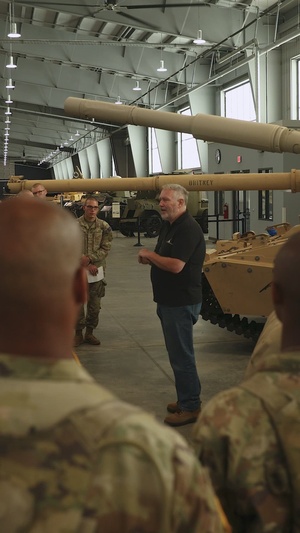 Trainees Tour the Armor and Cavalry Collection (Vertical B-Roll)