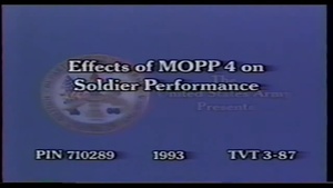 Effects of MOPP 4 on Solider Performance