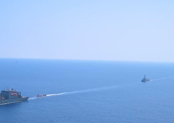 Unmanned Surface Vessels Conduct Underway Replenishment