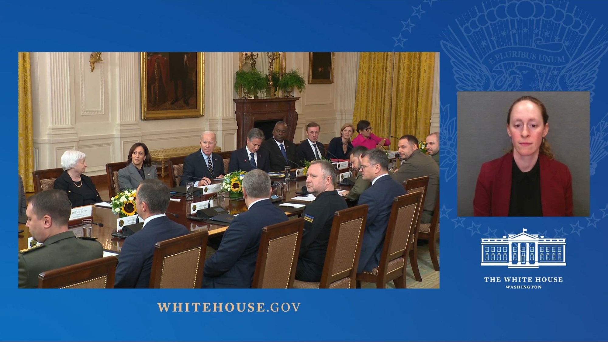 President Biden Holds an Expanded Bilateral Meeting with President Volodymyr Zelenskyy of Ukraine<br /><br />The White House
