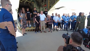 Search and rescue survivor family honors Coast Guard rescue crews
