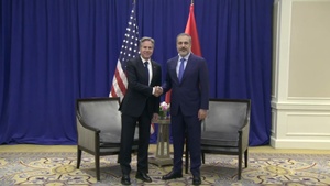 Secretary of State Antony J. Blinken meets with Turkish Foreign Minister Hakan Fidan in New York City, New York