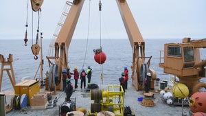 U.S. Coast Guard Cutter Healy conducts science missions in Arctic Ocean