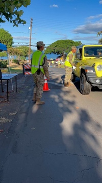 Lahaina's Resilience: JTF-50 Supports Maui Community Return