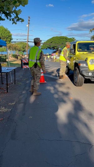 Lahaina's Resilience: JTF-50 Supports Maui Community Return