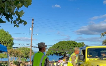 Lahaina's Resilience: JTF-50 Supports Maui Community Return