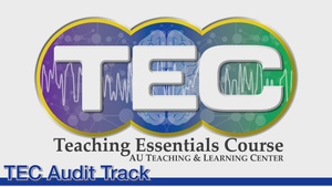 Teaching Essentials Course Audit Track Welcome Video