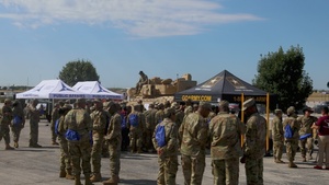 1st Cavalry Division showcases vehicles before Texas Motor Speedway race