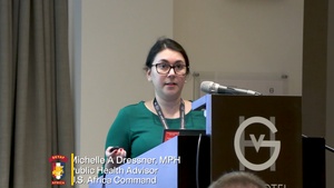 SETAF-AF MEDREX CDE presentation on Women, Peace, and Security and the Impact of Outbreaks on Gender Equality