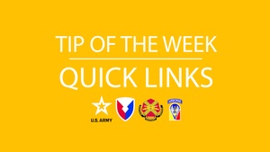 Tip of the Week: Quick Links