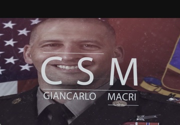 Regimental Command Sgt. Maj. Giancarlo Macri - Air Defense Artillery