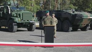 3rd Infantry Division attends Ribbon-Cutting Ceremony in Poland