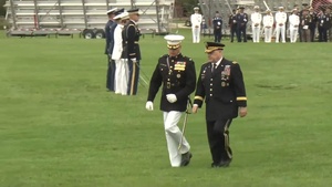 Armed Forces Farewell Tribute in honor of General Mark A. Milley and an Armed Forces Hail in honor of General Charles Q. Brown, Jr.