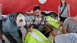 386th Fire Dawgs HazMat Training