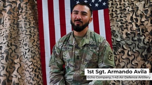 1st Sgt. Armando Avila reflects on his Mexican-American Heritage