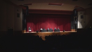 Service Members Speak at a Career Day Panel at Abraham Lincoln High School