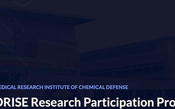 The ORISE Research Participation Program at USAMRICD