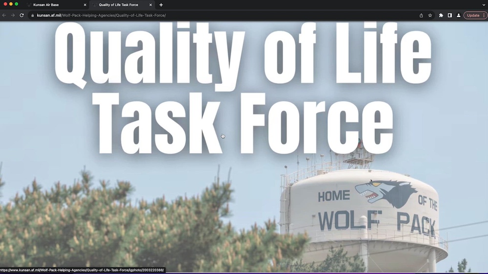 DVIDS Video Kunsan AB Quality of Life Task Force Pt. 2 How to Engage