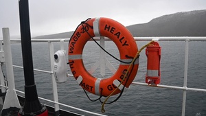 USCGC Healy departs Tromsø, Norway
