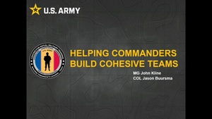 AUSA 2023 Warriors Corner: Helping Commanders Build Cohesive Teams