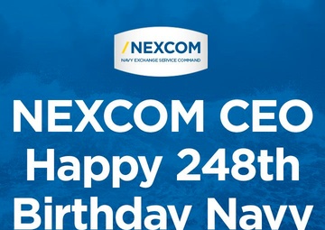 NEXCOM CEO's Happy 248th Birthday Navy Message